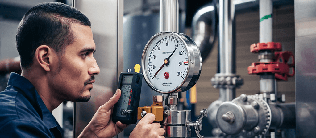 calibrate the pressure gauge